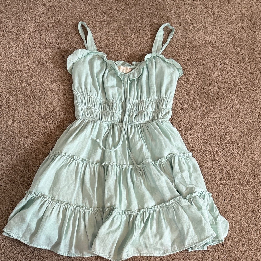 Altar'd State Mint Green Casual Dress